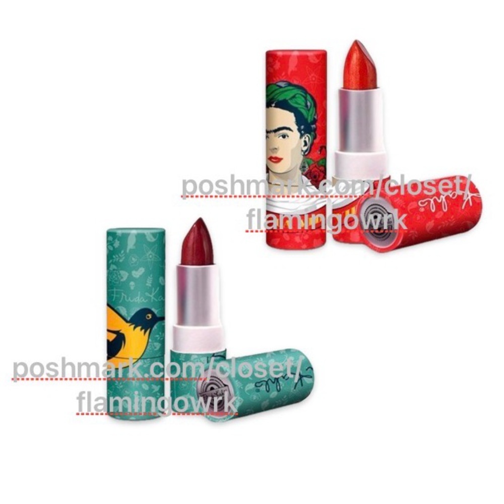 NEW Lot of 2x [Frida Kahlo] Lipstick in Viva & Colibri - Receive both colors! - Picture 2 of 11